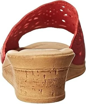 Spring Step Estella Women's Wedge Shoes Red : EU 37 (US Women's 6.5-7) M, Leather - Image 5