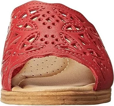 Spring Step Estella Women's Wedge Shoes Red : EU 37 (US Women's 6.5-7) M, Leather - Image 6