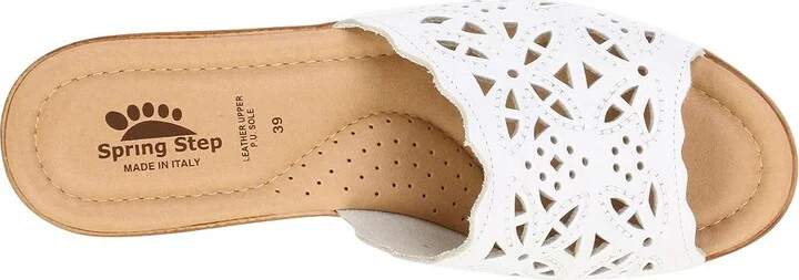 Spring Step Estella Women's Wedge Shoes White : EU 35 (US Women's 5) M, Leather - Image 3