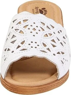 Spring Step Estella Women's Wedge Shoes White : EU 35 (US Women's 5) M, Leather - Image 6