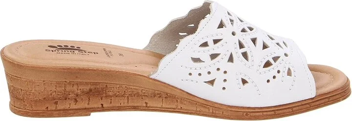 Spring Step Estella Women's Wedge Shoes White : EU 35 (US Women's 5) M, Leather - Image 8