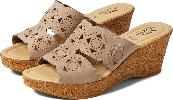 Spring Step Flamyo Women's Shoes Beige Nubuck : EU 40 (US Women's 9) M, Suede