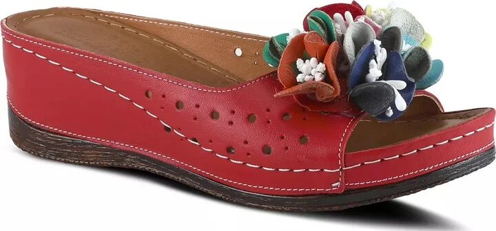 Spring Step Flowerchild Wedge Sandal