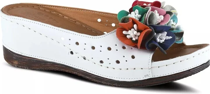 Spring Step Flowerchild Wedge Sandal