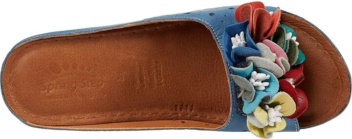 Spring Step Flowerchild Women's Shoes Blue : EU 36 (US Women's 5.5-6) M, Leather - Image 3