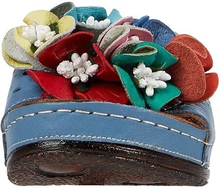 Spring Step Flowerchild Women's Shoes Blue : EU 36 (US Women's 5.5-6) M, Leather - Image 6
