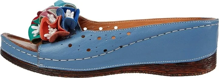 Spring Step Flowerchild Women's Shoes Blue : EU 36 (US Women's 5.5-6) M, Leather - Image 7