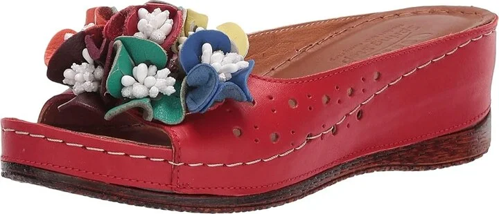 Spring Step Flowerchild Women's Shoes Red : EU 36 (US Women's 5.5-6) M, Leather - Image 2