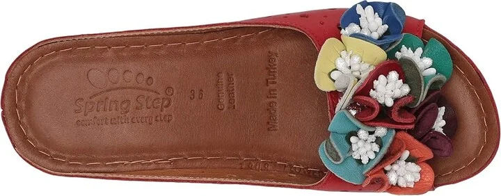 Spring Step Flowerchild Women's Shoes Red : EU 36 (US Women's 5.5-6) M, Leather - Image 3