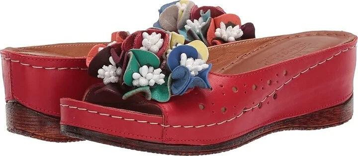 Spring Step Flowerchild Women's Shoes Red : EU 36 (US Women's 5.5-6) M, Leather