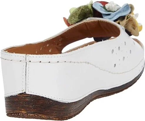 Spring Step Flowerchild Women's Shoes White Leather : EU 36 (US Women's 5.5-6) M - Image 4