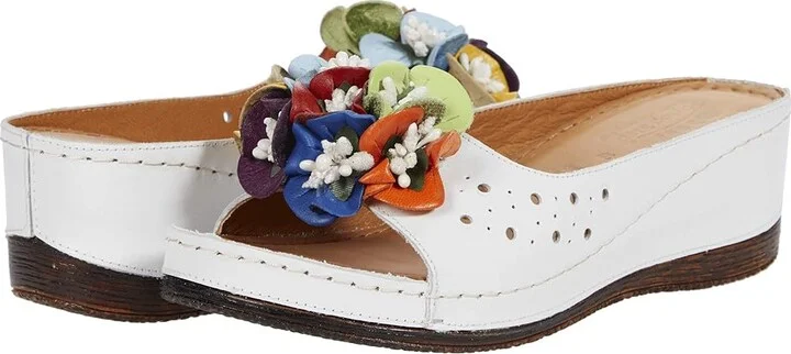 Spring Step Flowerchild Women's Shoes White Leather : EU 36 (US Women's 5.5-6) M