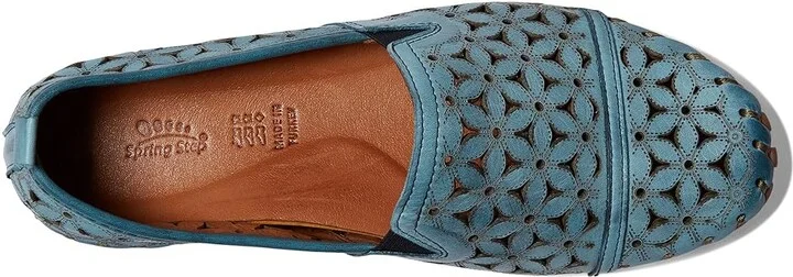 Spring Step Flowerflow Women's Shoes Blue : EU 37 (US Women's 6.5-7) M, Leather - Image 2