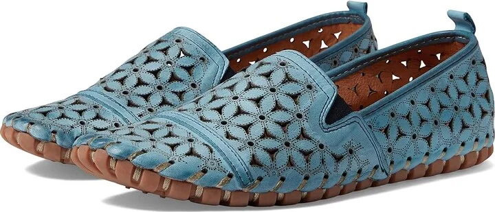 Spring Step Flowerflow Women's Shoes Blue : EU 37 (US Women's 6.5-7) M, Leather