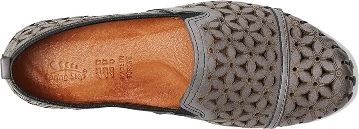 Spring Step Flowerflow Women's Shoes Charcoal : EU 36 (US Women's 5.5-6) M, Leather - Image 2