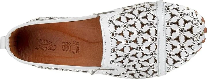 Spring Step Flowerflow Women's Shoes White : EU 36 (US Women's 5.5-6) M, Leather - Image 2