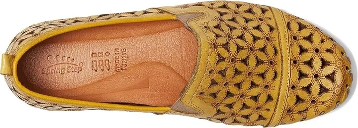 Spring Step Flowerflow Women's Shoes Yellow : EU 38 (US Women's 7.5-8) M, Leather - Image 2