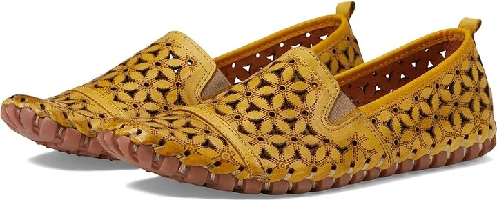 Spring Step Flowerflow Women's Shoes Yellow : EU 38 (US Women's 7.5-8) M, Leather