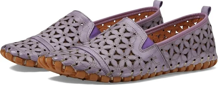 Spring Step Flowerflow Women's Work Lace-up Boots Lavender : EU 38 (US Women's 7.5-8) M, Leather