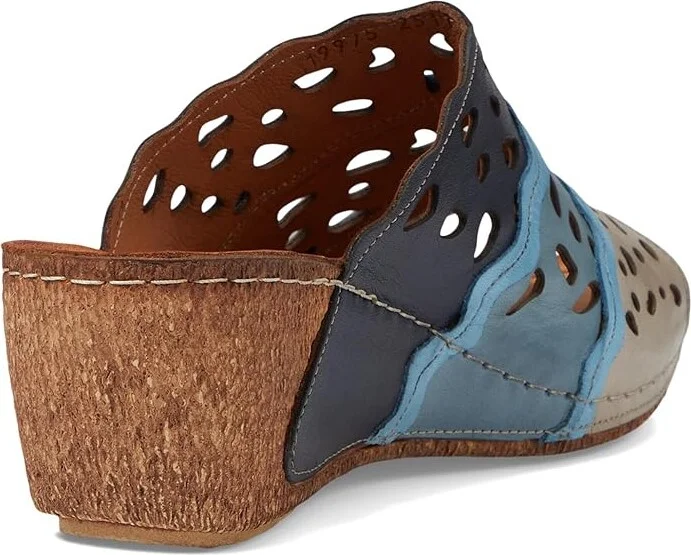 Spring Step Footy Women's Work Lace-up Boots Blue : EU 41 (US Women's 9.5-10) M, Leather - Image 4