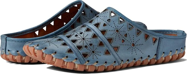 Spring Step Fusalide Women's Shoes Blue : EU 36 (US Women's 5.5-6) M, Leather