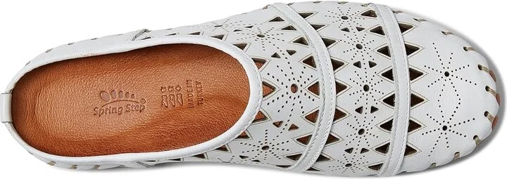 Spring Step Fusalide Women's Shoes White : EU 36 (US Women's 5.5-6) M, Leather - Image 2