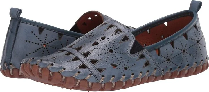 Spring Step Fusaro Women's Shoes Blue : EU 36 (US Women's 5.5-6) M, Leather