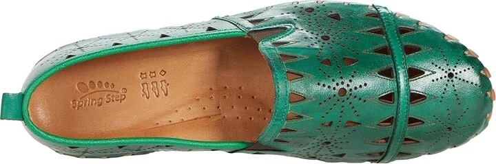 Spring Step Fusaro Women's Shoes Green Leather : EU 36 (US Women's 5.5-6) M - Image 2