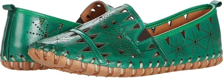 Spring Step Fusaro Women's Shoes Green Leather : EU 36 (US Women's 5.5-6) M