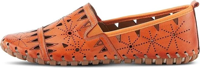 Spring Step Fusaro Women's Shoes Orange Leather : EU 36 (US Women's 5.5-6) M - Image 2