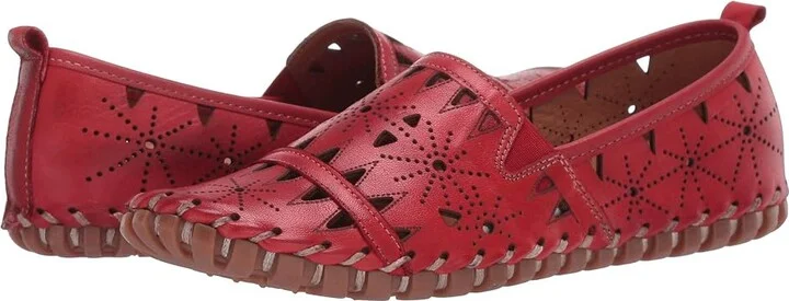 Spring Step Fusaro Women's Shoes Red : EU 36 (US Women's 5.5-6) M, Leather
