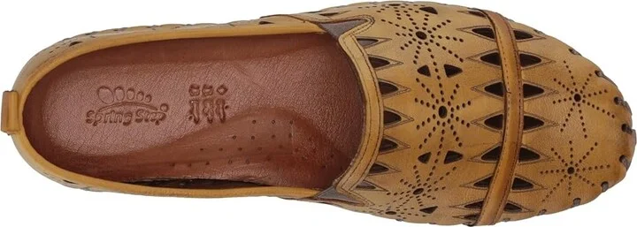 Spring Step Fusaro Women's Shoes Yellow : EU 36 (US Women's 5.5-6) M, Leather - Image 3