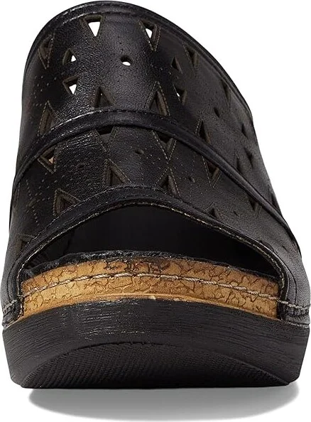 Spring Step Fusawedge Women's Shoes Black : EU 39 (US Women's 8.5) M, Leather - Image 2