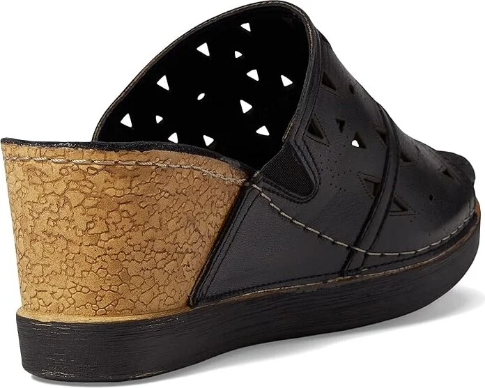 Spring Step Fusawedge Women's Shoes Black : EU 39 (US Women's 8.5) M, Leather - Image 4