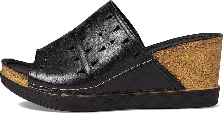 Spring Step Fusawedge Women's Shoes Black : EU 39 (US Women's 8.5) M, Leather - Image 5