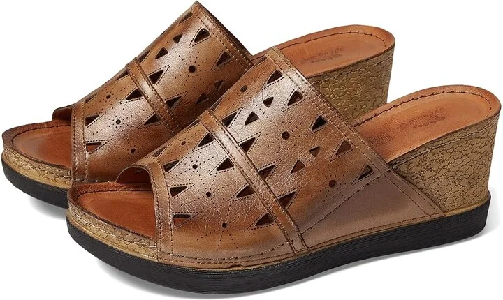 Spring Step Fusawedge Women's Shoes Camel : EU 38 (US Women's 7.5-8) M, Leather