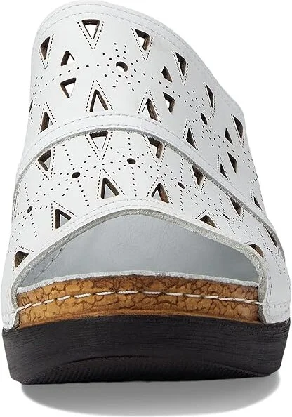 Spring Step Fusawedge Women's Shoes White : EU 42 (US Women's 10.5-11) M, Leather - Image 2