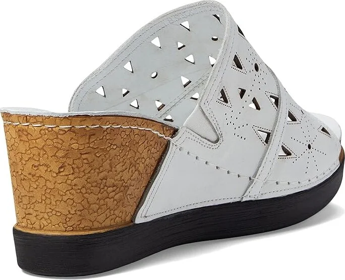 Spring Step Fusawedge Women's Shoes White : EU 42 (US Women's 10.5-11) M, Leather - Image 4