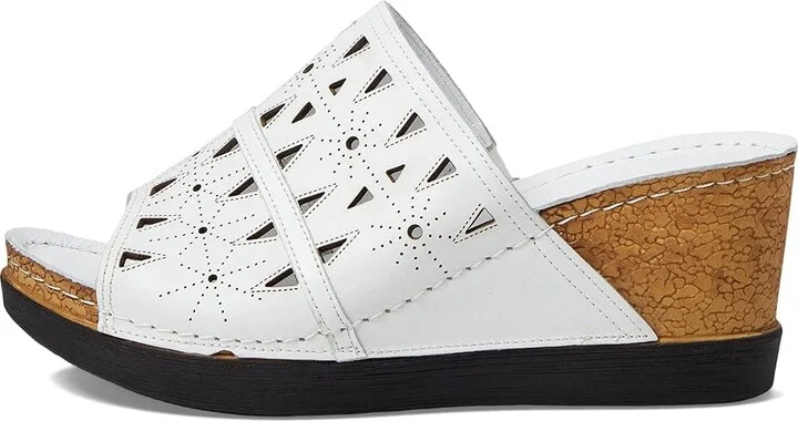 Spring Step Fusawedge Women's Shoes White : EU 42 (US Women's 10.5-11) M, Leather - Image 5