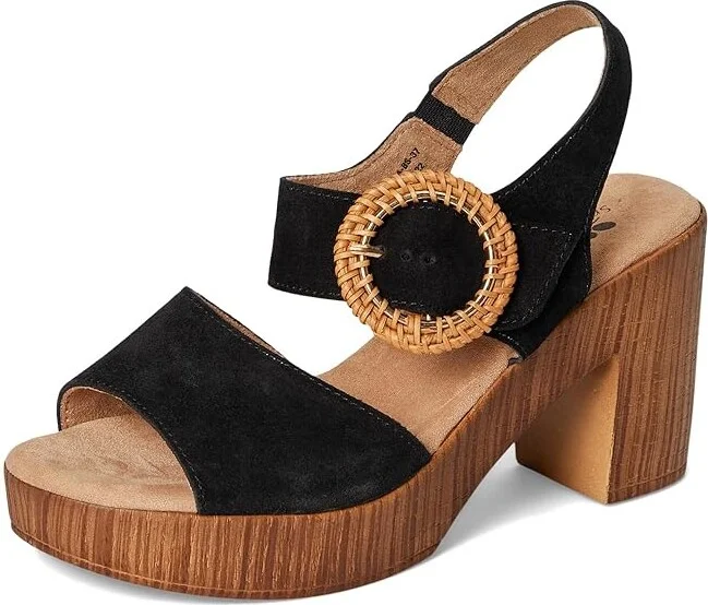 Spring Step Gamona Women's Shoes Black : EU 37 (US Women's 6.5-7) M, Suede - Image 5