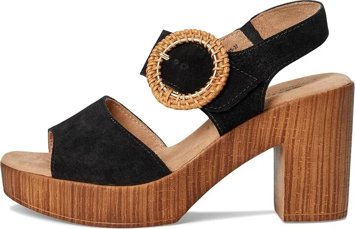 Spring Step Gamona Women's Shoes Black : EU 37 (US Women's 6.5-7) M, Suede - Image 6