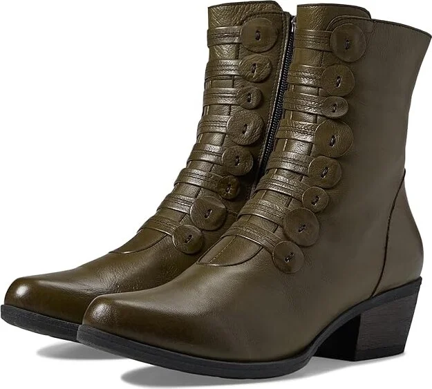 Spring Step Garibaldi Women's Shoes Olive Green : EU 36 (US Women's 5.5-6) M, Leather