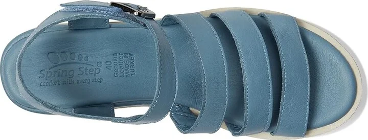 Spring Step Gosalina Women's Sandals Denim Blue : EU 41 (US Women's 9.5-10) M, Leather - Image 2