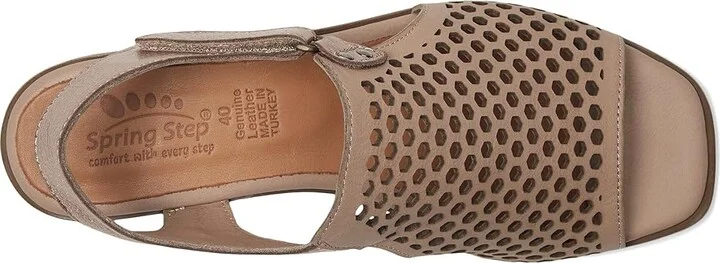 Spring Step Gosset Women's Sandals Stone : EU 36 (US Women's 5.5-6) M, Leather - Image 2