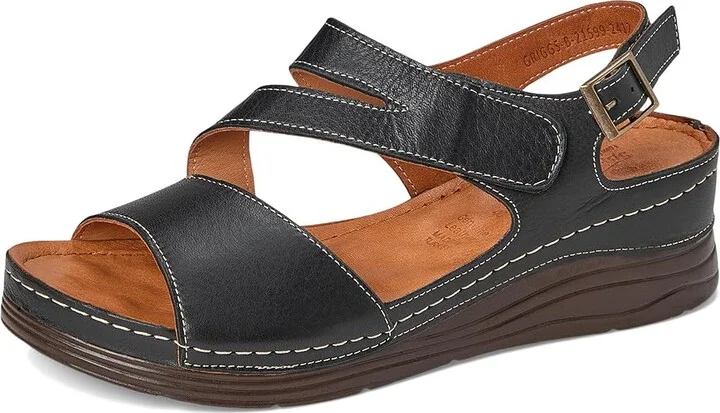 Spring Step Griggs Women's Sandals Black : EU 38 (US Women's 7.5-8) M, Leather - Image 5