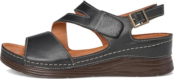 Spring Step Griggs Women's Sandals Black : EU 38 (US Women's 7.5-8) M, Leather - Image 6