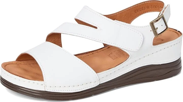 Spring Step Griggs Women's Sandals White : EU 39 (US Women's 8.5) M, Leather - Image 5
