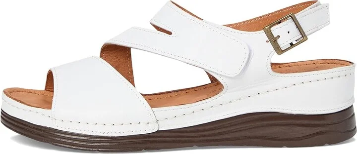 Spring Step Griggs Women's Sandals White : EU 39 (US Women's 8.5) M, Leather - Image 6