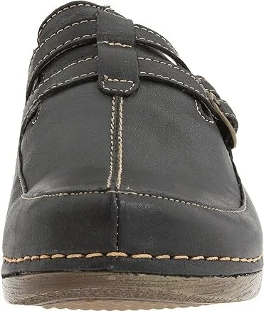 Spring Step Happy Women's Clog/Mule Shoes Black Leather : EU 36 (US Women's 5.5-6) M - Image 6