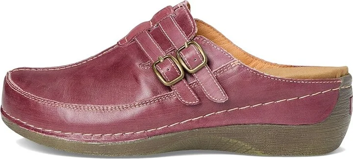 Spring Step Happy Women's Clog/Mule Shoes Bordeaux : EU 36 (US Women's 5.5-6) M, Leather - Image 7